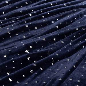 Couverture confortable de luxe de jet <span class=keywords><strong>d</strong></span>'ouatine de flanelle <span class=keywords><strong>d</strong></span>'impression de feuille <span class=keywords><strong>d</strong></span>'étoile de microfiber pour le lit - Product Image 5