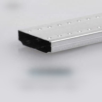 Barre d'espacement en aluminium moderne et durable Rock RY-001 en alliage 3003, flexible, épaisseur 0,33-0,35 mm, longueur 5 m pour double suspension