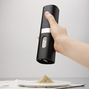 Ensemble de 2 moulins électriques à sel et poivre, base de chargement avec piles AAA rechargeables pour la cuisine - Product Image 2
