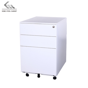 Boîte de rangement pour cartes de <span class=keywords><strong>bureau</strong></span>, Mobile, 2, verrouillable, <span class=keywords><strong>3</strong></span> <span class=keywords><strong>tiroirs</strong></span>, classeur en métal A4, vente en gros - Product Image 4