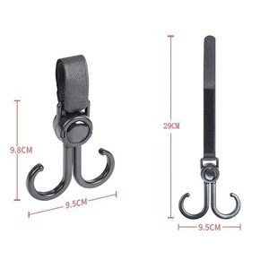 Stroller Hook Plastic Rotatable Bag Hanger For Baby Carriage Accessories - Product Image 2