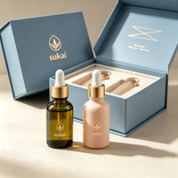 Flacons compte-gouttes en verre vides de haute qualité 15ml 20ml avec logo personnalisé, emballage pour huile de bronzage, soin des cuticules, cheveux et corps.
