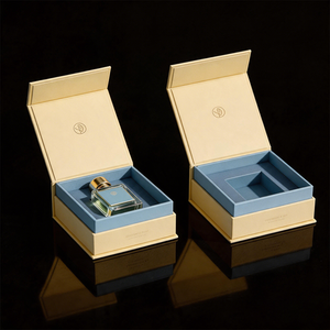 Boîte en papier rigide avec insert, impression d'étiquettes personnalisées, couvercle magnétique de luxe, pour parfums, huiles essentielles, cosmétiques, soins de la peau - Product Image 1