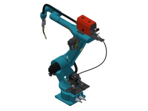 Bras de robot de soudage 6 axes Sooyee SYH2006C, charge utile 6 kg, portée 2005 mm, contrôlé par PLC, boîte de vitesses, moteur, servomoteur, IP54 - Product Image 2