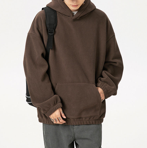 Sudadera con capucha para <span class=keywords><strong>hombre</strong></span> con logotipo personalizado, informal, Vintage, con cordón, <span class=keywords><strong>Hym</strong></span>, 100% de algodón, Jersey holgado, Sudadera con capucha para <span class=keywords><strong>hombre</strong></span> - Product Image 4