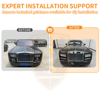 Kit de modernisation pour Rolls Royce Phantom 6ème génération, mise à niveau vers le style de la 7ème génération, ensemble de pare-chocs avant avec phares en polypropylène PP
