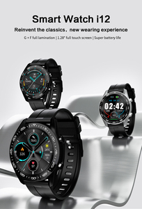 <span class=keywords><strong>2022</strong></span> Round classic <span class=keywords><strong>Smart</strong></span> Watch I12 multifunzionale con chiamate musica ossigeno nel sangue Multi lingue Ip68 Smartwatch - Product Image 4