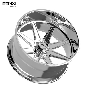 FANXI 24x12 24x14 26x14 26x16 Jantes chromées entièrement polies 8x180 8x170 6x5.5 avec enjoliveurs flottants pour Ford F250 F350 Chevy 1500 2500 <span class=keywords><strong>3500</strong></span> - Product Image 2