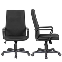 Chaise de bureau confortable et réglable à dossier mi-haut en tissu, chaise de bureau ergonomique contemporaine et économique pour adultes, travail à domicile, directionnelle, pivotante à 360°