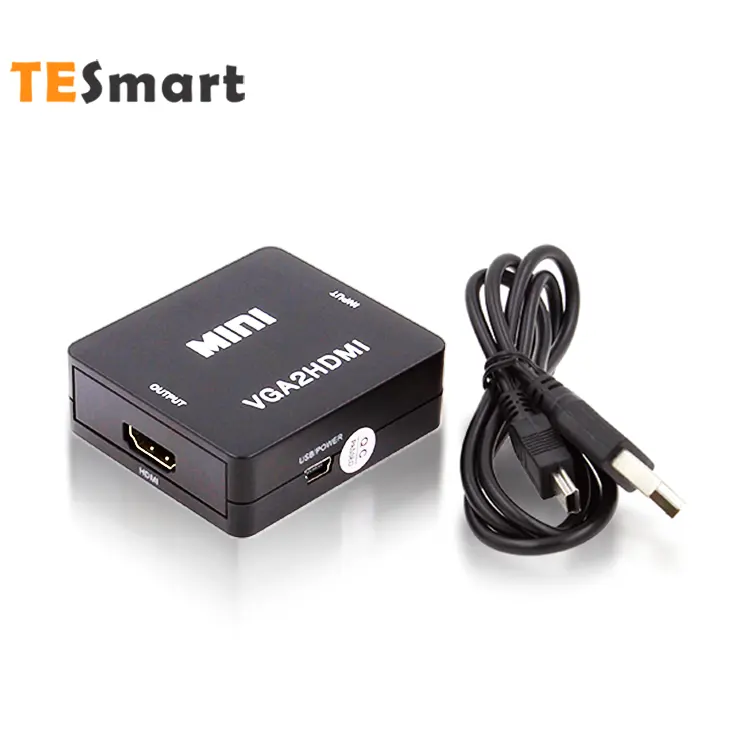 TESmart Bộ Chuyển Đổi Thích Ứng VGA Sang HDMI ODM OEM Bộ Chuyển Đổi Đực Sang Famale 1080P Cho Bộ Chuyển Đổi HDMI Vga Sang Hdmi Bộ Chuyển Đổi Cáp Âm Thanh