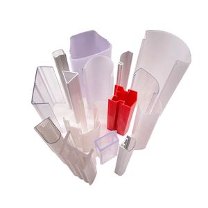 U-Vormige Dies Upvc Pp Pmma Pc Abs <span class=keywords><strong>Hdpe</strong></span> Ldpe Uhmwpe Polycarbonaat Acryl Heupen Pvc Plastic Extrusieprofiel - Product Image 1