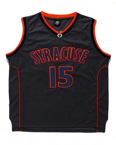Ropa de Baloncesto Unisex, Deportiva Universitaria # Camiseta de Baloncesto Retro Bordada 15 - Negra, Transpirable y Antibacteriana, Talla Grande - Product Image 1