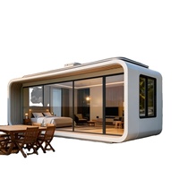 Conteneur mobile modulaire préfabriqué de 20 pieds pour bureau ou abri, type Apple