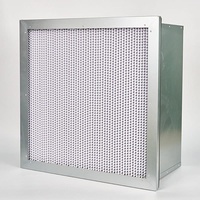 Nouveau filtre à air HEPA de type boîte industrielle à plis profonds avec efficacité H13/H14 >99,95% pour les systèmes HVAC des hôpitaux
