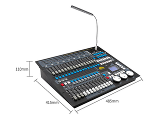 Professionele 1024 Serie Podiumverlichting Console <span class=keywords><strong>Dmx</strong></span> <span class=keywords><strong>Controller</strong></span> Met Led Lichtbron Wit Emitting Kleur Ip65 Rating - Product Image 1
