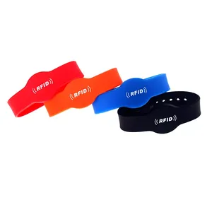 Bracelet en silicone RFID NFC HF personnalisé MW avec mini-étiquette, étanche et antivol, pour paiement, <span class=keywords><strong>contrôle</strong></span> d'accès et partage sur les réseaux sociaux - Product Image 6