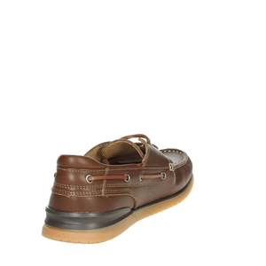 Chaussures bateau pour homme Baerchi en cuir marron à lacets 3150, pour un usage décontracté - Product Image 2