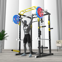 Station multifonctionnelle d'équipement de musculation : Rack à squats, Machine Smith, Power Rack, Cage de musculation