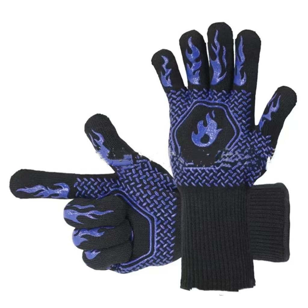 Black + small flame blue silicone