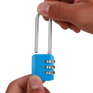 Candado de combinación de aleación de zinc con contraseña de 4 dígitos para puerta, armario, guardarropa - Product Image 2