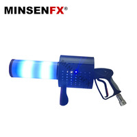 MINSENFX nueva llegada mano tirador Feliz cumpleaños confeti CO2 Jet máquina LED CO2 DJ pistola para escenario de fiesta de boda