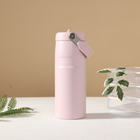 Große Kapazität 17oz Gerade Neue Vakuumisolierte Tasse aus 304 Edelstahl, Auslaufsicherer Auto-Becher im Sportstil, Geschenk, 6-12 Stunden Isolierung, mit Strohhalm