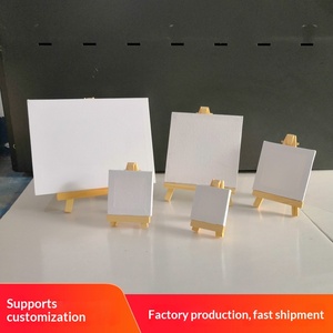 Ensemble de chevalets pliables multi-spécifications pour mini-peintures à l'huile de bureau, avec support plat et chevalet en toile – Vente en gros - Product Image 2