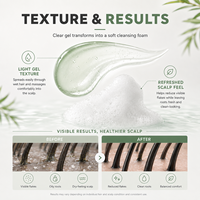 Shampooing Équilibrant Anti-Pelliculaire à l'Acide Salicylique et à l'Huile d'Arbre à Thé pour le Contrôle du Sébum et le Soulagement des Démangeaisons du Cuir Chevelu, Shampooing Clarifiant pour Cheveux