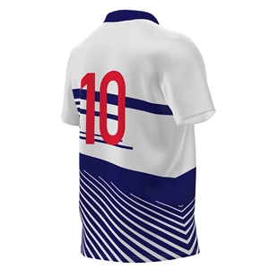 Ystar Bán Buôn Tùy Chỉnh Retro Thiết Kế Bóng Đá Jersey In Kỹ Thuật Số Tự Động Cắt Sọc Cổ Điển Đào Tạo Đồng Phục 100% - Product Image 2