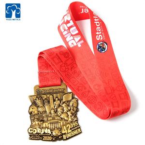 Medallas deportivas y <span class=keywords><strong>de</strong></span> oro personalizadas con llaves <span class=keywords><strong>de</strong></span> cinta, placa <span class=keywords><strong>de</strong></span> premios <span class=keywords><strong>de</strong></span> fútbol 3D <span class=keywords><strong>de</strong></span> la Liga <span class=keywords><strong>de</strong></span> Campeones <span class=keywords><strong>de</strong></span> Metal en blanco, <span class=keywords><strong>para</strong></span> correr o maratón - Product Image 4