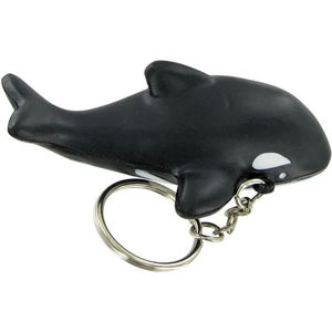 Llavero Personalizado de Orca, Juguete Antiestrés para Aliviar la Ansiedad, Impresión de Logotipo al por Mayor, Regalo Promocional, Espuma de PU - Product Image 1