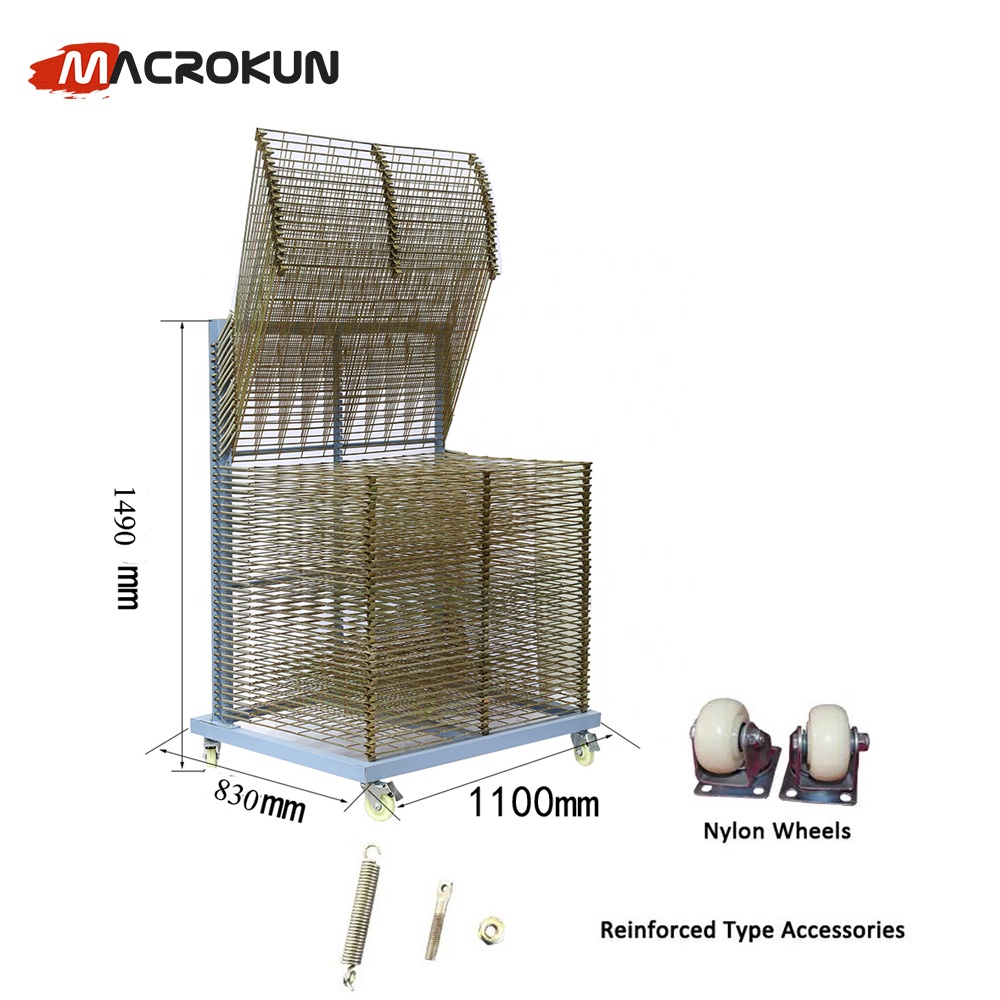 ビジネスを効率化する、高度なスクリーン印刷乾燥ラックソリューション