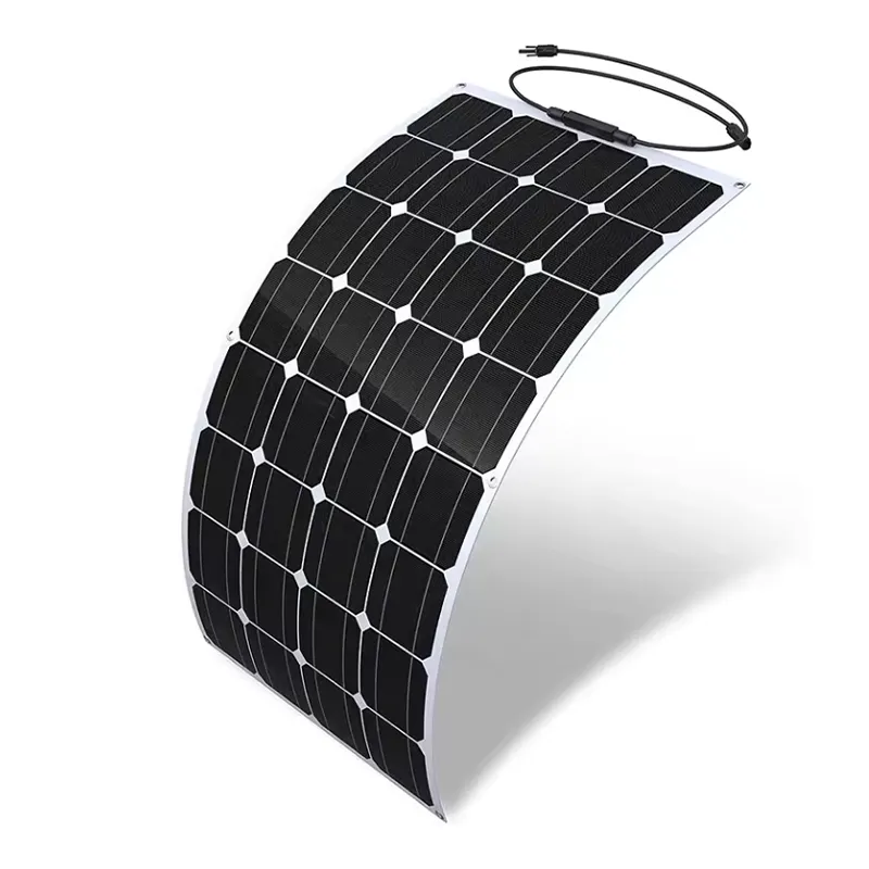 Fábrica 520W Ahorro de energía Peso ligero enrollable Película delgada Uso doméstico flexible Techo solar Paneles solares de 520W Paneles Solares Flexibles