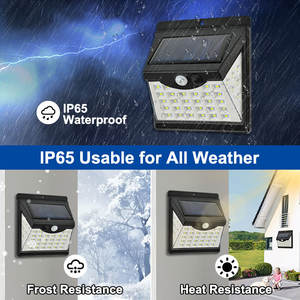 ポリカーボネートディフューザーIP65防水4W LEDガーデンライト屋外ソーラーウォールライト工場卸売 - Product Image 3