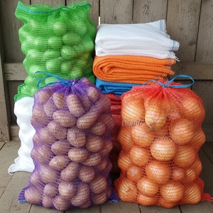 Sac en maille Raschel en PE de qualité alimentaire certifié REACH/CE/sans BPA, résistant, pour l'emballage en vrac de légumes, fruits, pommes de terre, oignons - Product Image 3