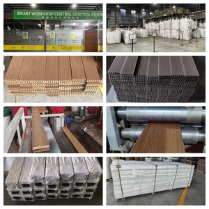 Prix d'usine <span class=keywords><strong>Lames</strong></span> de terrasse WPC, revêtement de terrasse extérieur WPC pour l'aménagement paysager de jardin - Product Image 3