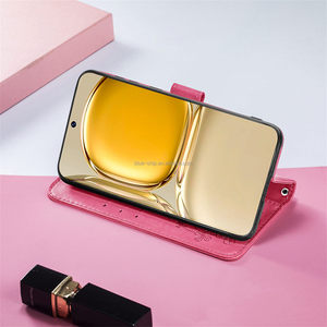 Fundas de teléfono móvil bonitas con flores chapadas en relieve de cuero Pu para <span class=keywords><strong>Redmi</strong></span> Note 13Pro 5G/13C, funda trasera para teléfono móvil para niñas - Product Image 2