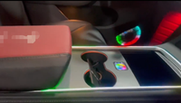 Kit d'éclairage d'ambiance intérieur LED Symphony 256 couleurs pour Tesla Model 3/Y 2021-2023 - Bande lumineuse d'atmosphère