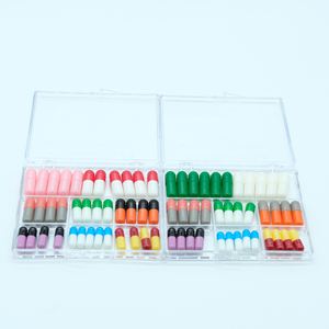 Ilaç fabrikası yeşil renkler boş sert kapsül boyutu <span class=keywords><strong>0</strong></span> jelatin kapsül için sağlık ürünü - Product Image 1