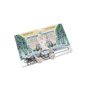 หรูหราเลื่อน Peterhof Carriage โลหะรัสเซียตู้เย็นแม่เหล็ก st.petersburg ของที่ระลึก - Product Image 1