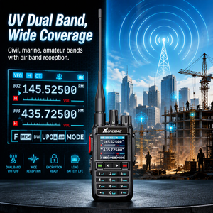 Xunlibao 5800 Fabrika Satışı Tam Bantlı UHF VHF El Tipi Çift Yönlü Telsiz Uzun Menzilli Telsiz Güvenlik İnşaat Açık Hava Kullanımı İçin - Product Image 2