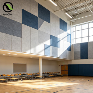 Panel Acústico PET de Alta Densidad 1900g, 1220x2440mm, Ignífugo B1, Tablero Absorbente de Sonido de Fibra de Poliéster para Escuelas, Gimnasios y Oficinas - Product Image 1