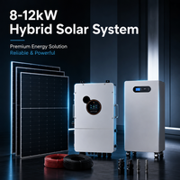 Sistema de Energía Solar Híbrido MPPT de 8KW, 10KW, 12KW, Estándar Americano, Bifásico 120V/240V para Uso Doméstico