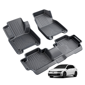 Accessori Auto: <span class=keywords><strong>Tappetini</strong></span> 3D in TPE Inodore per Abitacolo e Bagagliaio, Compatibili con Volkswagen <span class=keywords><strong>Golf</strong></span> <span class=keywords><strong>7</strong></span>, Modelli 14-20 - Product Image 1