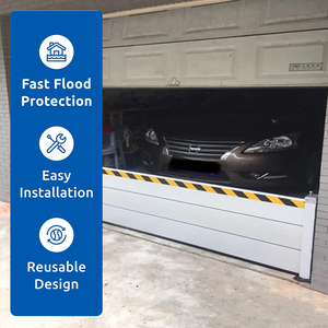 Barrière anti-inondation en aluminium détachable sur mesure, anti-corrosion, avec caractéristiques réfléchissantes pour la lutte contre les inondations et les secours d'urgence - Product Image 4