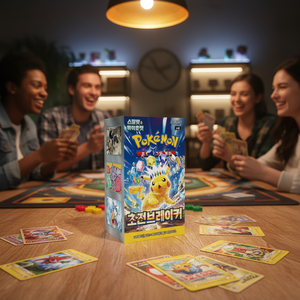 Boîte de 30 paquets de cartes à collectionner Pokémon SV8 Super Electric Breaker Pack, 150 cartes en papier TCG, fabriqué en Corée, pour les fêtes - Product Image 3