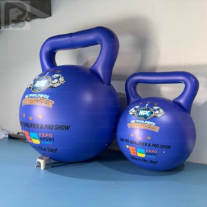 Kettlebell géant <span class=keywords><strong>gonflable</strong></span> de 2m et 3m avec impression intégrale, modèle de kettlebell <span class=keywords><strong>gonflable</strong></span> pour l'entraînement physique, <span class=keywords><strong>ballon</strong></span> de kettlebell avec logo - Product Image 6