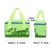 Sac isotherme de pique-nique écologique pour l'extérieur, sac à lunch isotherme imperméable avec fermeture éclair, sac isotherme