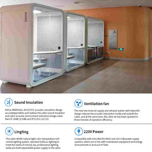 Résistant à <span class=keywords><strong>l</strong></span>'<span class=keywords><strong>eau</strong></span> pour compartiment professionnel, 1 pièce, cabine d'enregistrement sonore des séries d'affaires, nouveauté - Product Image 3