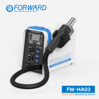 Machine de dessoudage de puces BGA professionnelle FORWARD FW-HA03, kit de station de retravail SMD, pistolet à air chaud 800W pour la réparation d'ordinateurs portables et de téléphones
